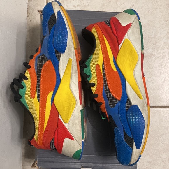 LIMITED EDITION PUMA X RUBIK’S CUBE RS-X3 SNEAKERS - Picture 4 of 9